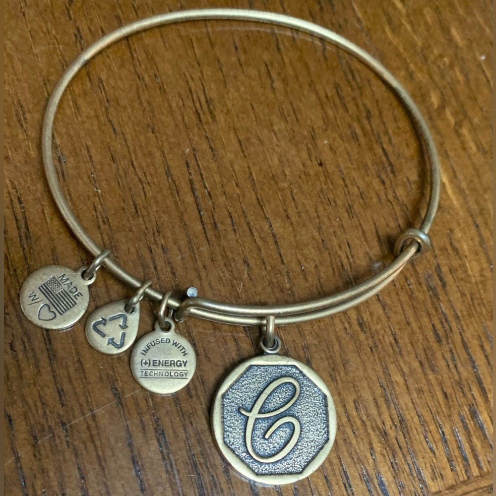 Alex and Ani “C” initial Bangle Bracelet